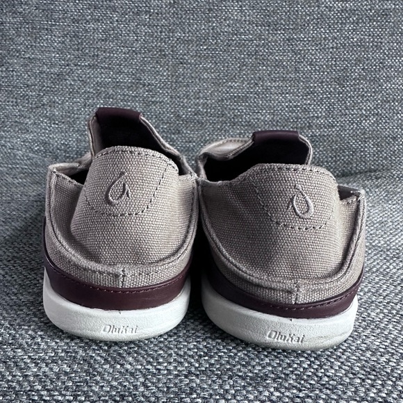 OluKai Taupe Slip-On Loafers main image 4